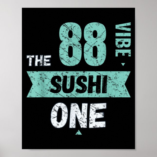 Poster The Sushi One _ Matching Family Couple Friends – V (Frente)