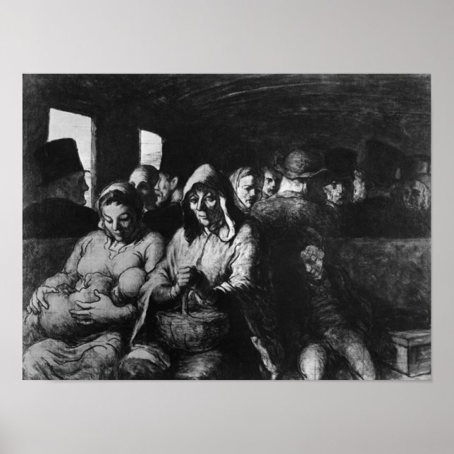 Poster The Third Class Carriage, c.1862-64 (Frente)