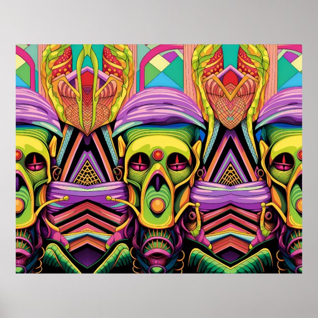 Poster The Three Cyborg Problem (Frente)