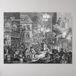 Poster The Times, Plate I, 1762