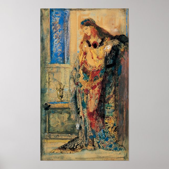Poster The Toilette by Gustave Moreau (Frente)
