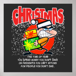 Poster The tote bag for people who don't like Christmas