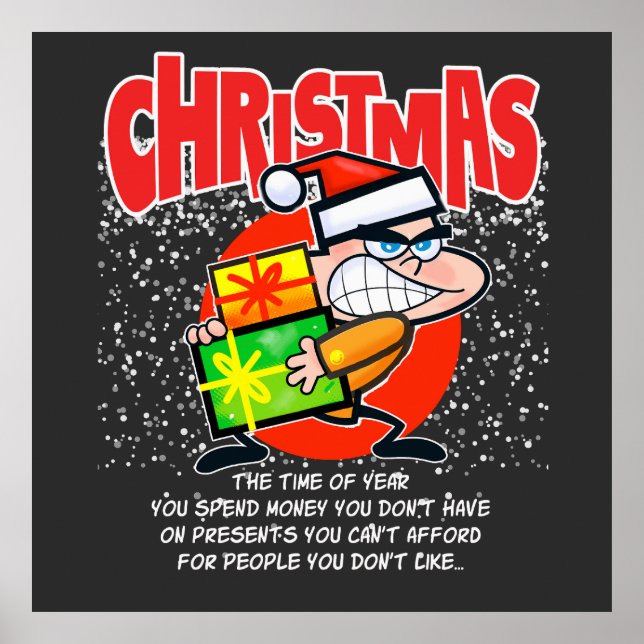 Poster The tote bag for people who don't like Christmas (Frente)