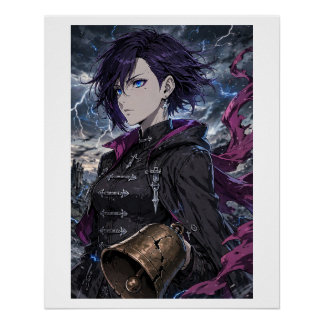 Pôster The Tower Tarot Arte Gótico Anime — Vesper Rook St
