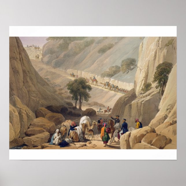 Poster The Troops Emerging from the Narrow Part of the De (Frente)