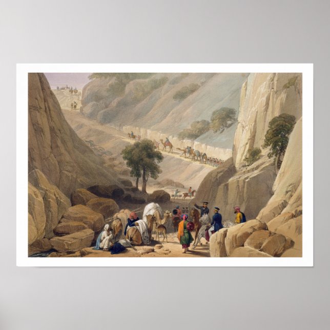 Pôster The Troops Emerging from the Narrow Part of the De (Frente)