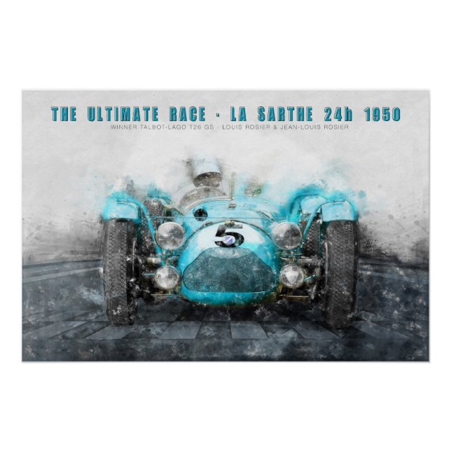 Pôster The ultimate race 1950 (Frente)