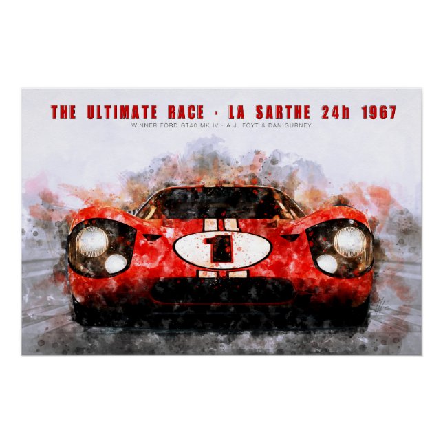 Pôster The ultimate race 1967 (Frente)