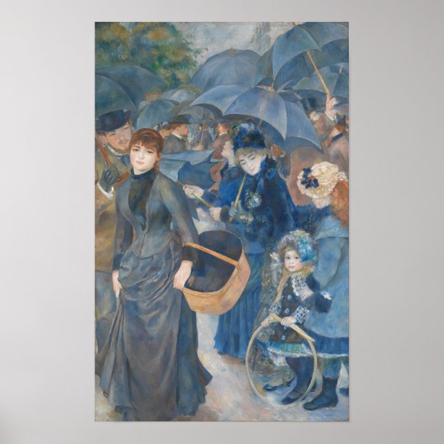 Poster The Umbrellas de Pierre-Auguste Renoir (1841-1919) (Frente)
