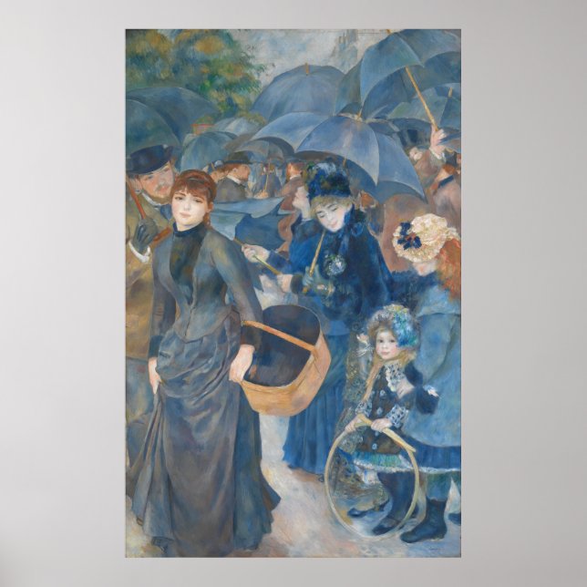 Poster The Umbrellas de Pierre-Auguste Renoir (1881-86) (Frente)