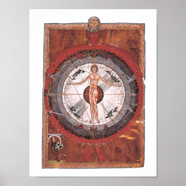 Poster The Universal Man - Hildegard von Bingen (Frente)