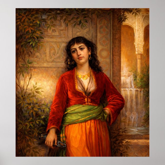 Poster The Unwelcome Companion by John William Waterhouse (Frente)