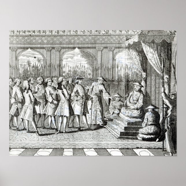 Poster The Viceroy of Canton giving an audience (Frente)