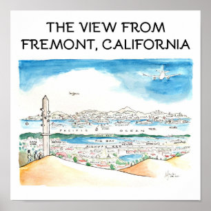 Poster The View From Fremont, Califórnia