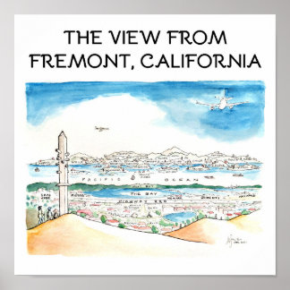 Poster The View From Fremont, Califórnia