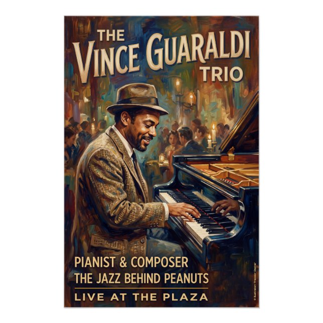 Pôster The Vince Guaraldi Trio  (Frente)