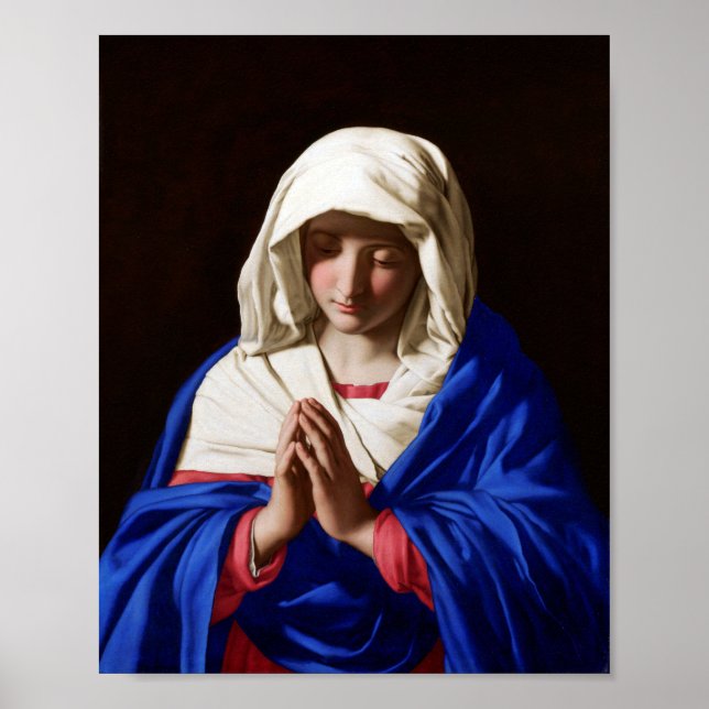Poster The Virgin in Prayer, Sassoferrato (Frente)
