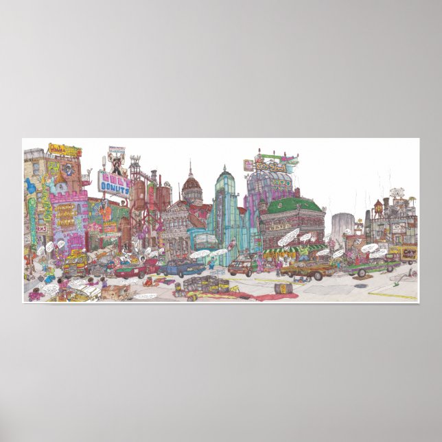 Poster The Voltz Mural (Frente)