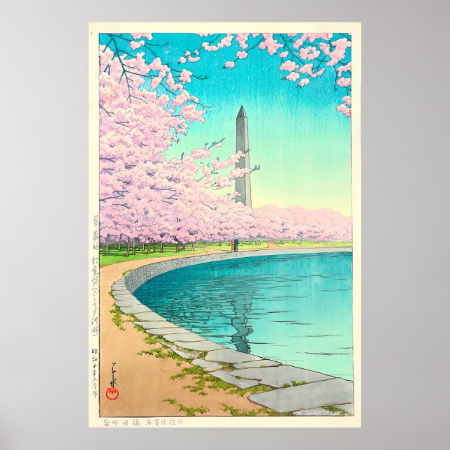 Poster The Washington Monument on the Potomac River (Frente)