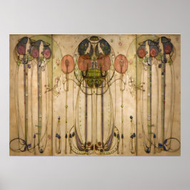 Poster The Wassail - Charles Mackintosh