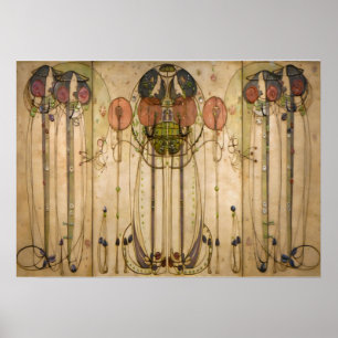 Poster The Wassail - Charles Mackintosh