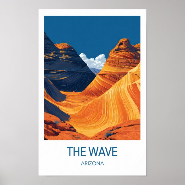 Poster The Wave Travel Poster, Arizona (Frente)