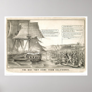 Pôster The Way Eles vêm à Califórnia (0476A)