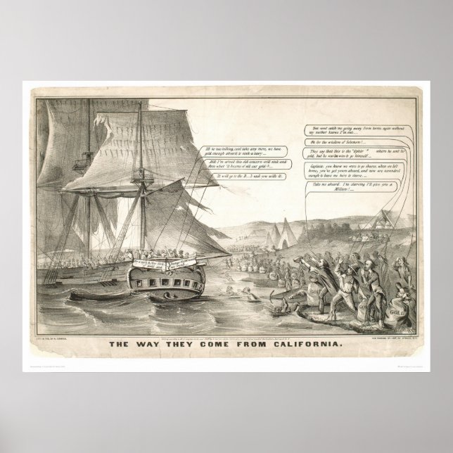 Pôster The Way Eles vêm à Califórnia (0476A) (Frente)