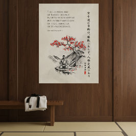 Poster The Way of Karate - Wisdom of Gichin Funakoshi