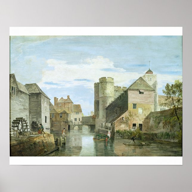 Poster The Westgate, Canterbury (bodycolour on paper) (Frente)