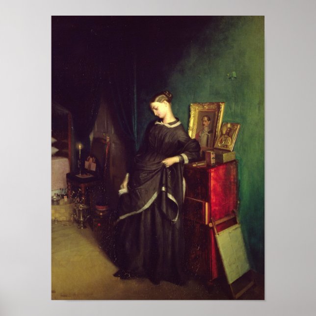 Poster The Widow, c.1850 (Frente)