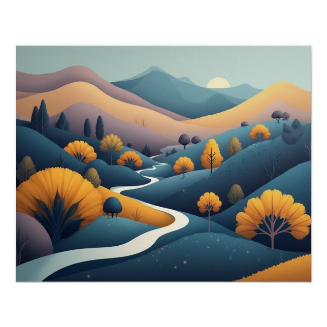 Pôster The winding pathway (Frente)