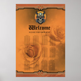 Poster The winged skull.