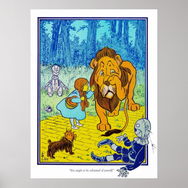 Poster The Wizard of Oz: You Ought to be Ashamed! (Frente)