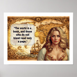 Poster The world is a book