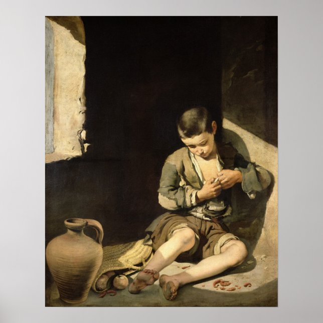 Poster The Young Beggar, c.1650 (Frente)