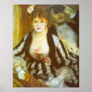 Pôster Theater Box de Pierre Renoir, Arte Fino Antigo