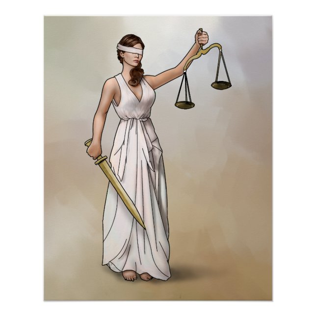 Pôster Themis - Lady Justice (Frente)