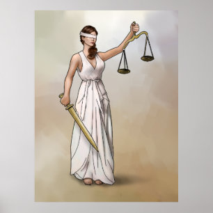 Poster Themis - senhora Justiça