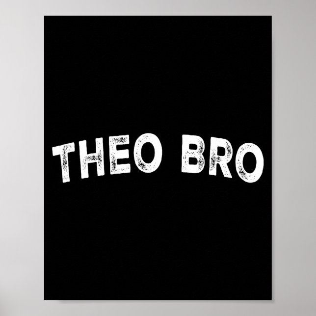 Poster Theo Bro  (Frente)