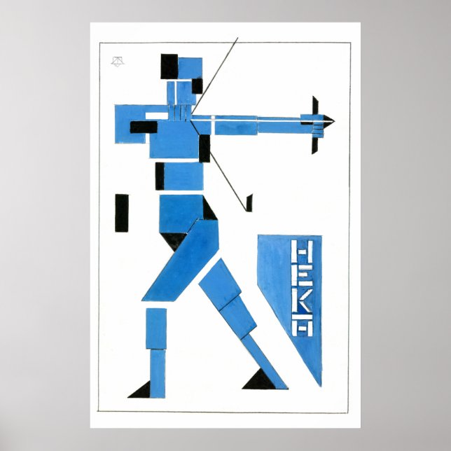 Poster Theo van Doesburg Arqueiro De Stijl (Frente)