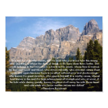 Theodore Roosevelt Cotação Motivacional