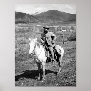 Poster Theodore Roosevelt Retornando De Uma Caça Ao Urso