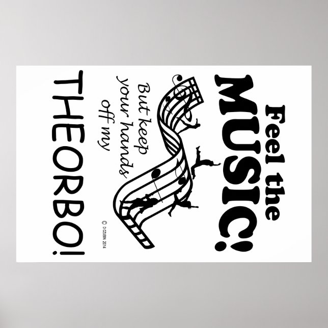 Pôster Theorbo Sente A Música (Frente)