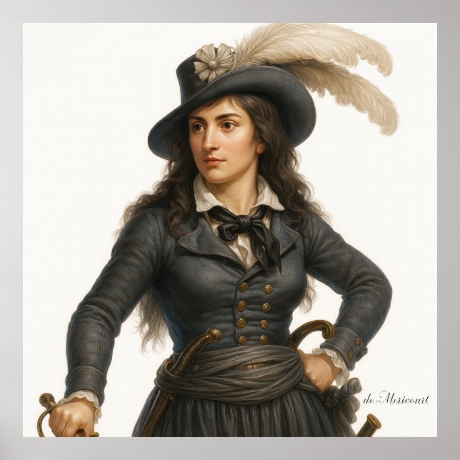Poster Theroigne de Mericourt - French Revolution Print (Frente)