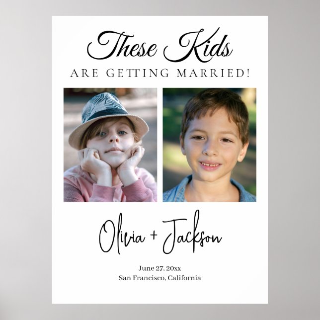 Poster These Kids Are Getting Married Rehearsal Dinner (Frente)