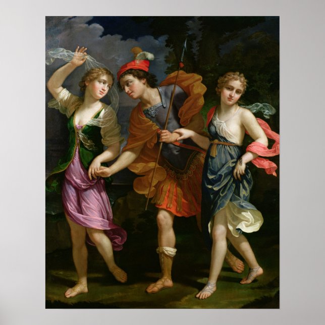 Pôster Theseus with Ariadne and Phaedra (Frente)