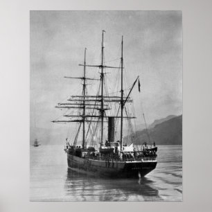 Poster TheTerra Nova sailed by Scott