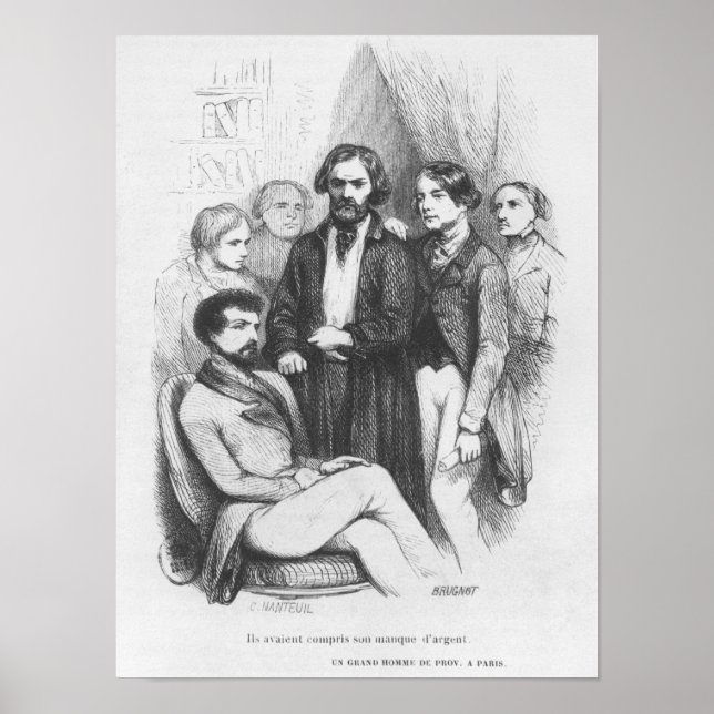 Pôster They understood his lack of money (Frente)