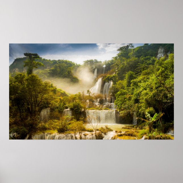 Poster Thi Lor Su Waterfall | Tailândia (Frente)